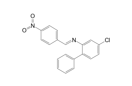 N-(4-Nitrobenzylidene)-4-chloro-1,1-biphenyl-2-amine