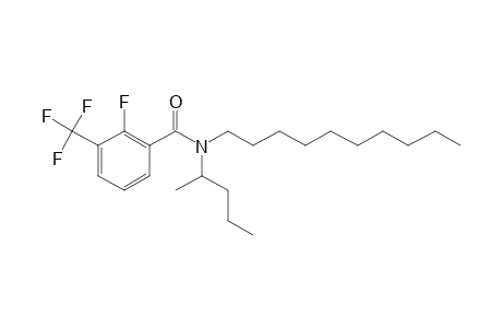 Benzamide, 2-fluoro-3-trifluoromethyl-N-(2-pentyl)-N-decyl-