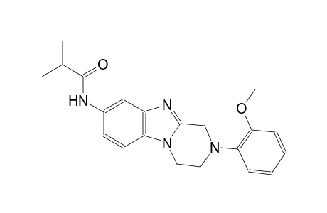 propanamide, 2-methyl-N-[1,2,3,4-tetrahydro-2-(2-methoxyphenyl)pyrazino[1,2-a]benzimidazol-8-yl]-