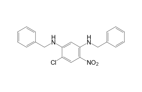 4-chloro-N,N'-dibenzyl-6-nitro-m-phenylenediamine