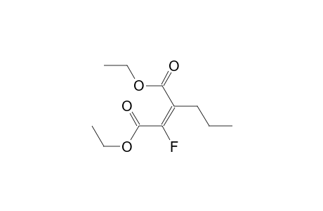 (E)-2-fluoro-3-propyl-2-butenedioic acid diethyl ester