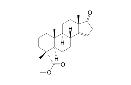 (4.alpha.,5.alpha.)-4-methyl-17-oxoandrost-14-ene-4-carboxylic methyl ester