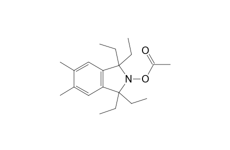 2-Acetoxy-1,1,3,3-tetraethyl-5,6-dimethylisoindoline