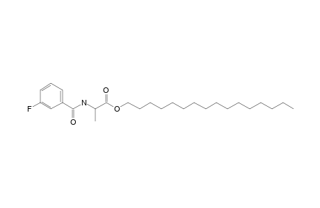 L-Alanine, N-(3-fluorobenzoyl)-, hexadecyl ester