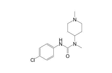 N'-(4-chlorophenyl)-N-methyl-N-(1-methyl-4-piperidinyl)urea
