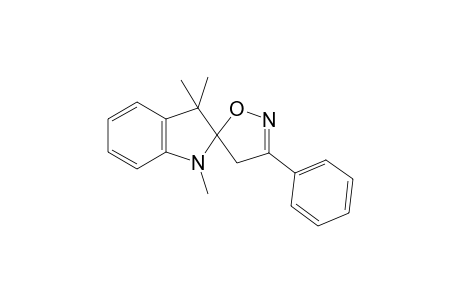 3'-phenyl-1,3,3-trimethylspiro[indoline-2,5'-[2]isoxazoline]
