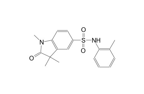 1H-indole-5-sulfonamide, 2,3-dihydro-1,3,3-trimethyl-N-(2-methylphenyl)-2-oxo-