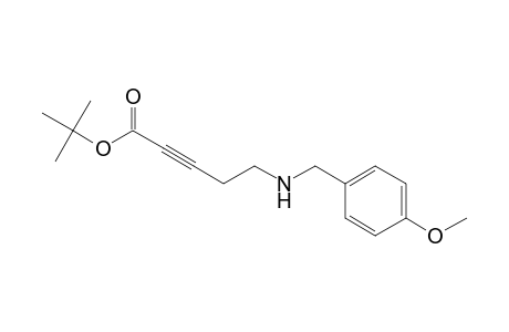 N-(4-Methoxybenzyl)-5-amino-1-pent-2-ynoic tert-butyl ester