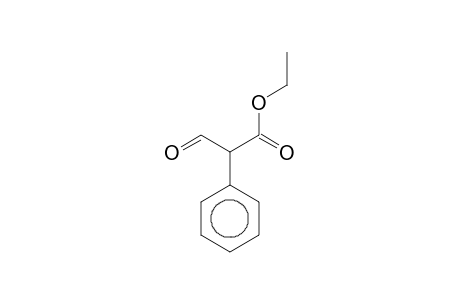 Benzeneacetic acid, .alpha.-formyl-, ethyl ester