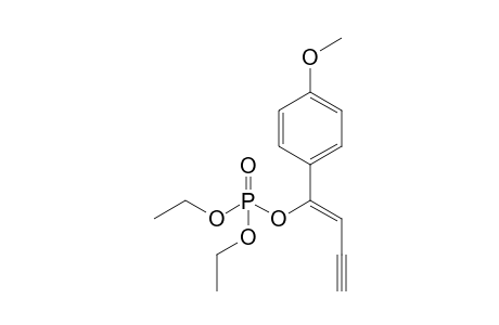 (Z)-1-(p-Methoxyphenyl)-1-buten-3-ynyl Diethyl Phosphate