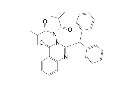 N-(2-benzhydryl-4-keto-quinazolin-3-yl)-N-isobutyryl-2-methyl-propionamide
