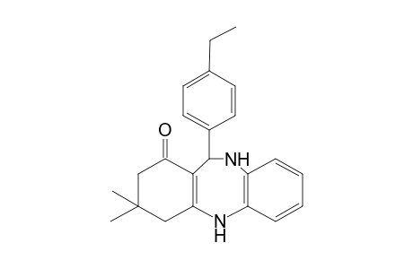 11-(4-Ethylphenyl)-3,3-dimethyl-2,3,4,5,10,11-hexahydro-1H-dibenzo[b,e][1,4]diazepin-1-one