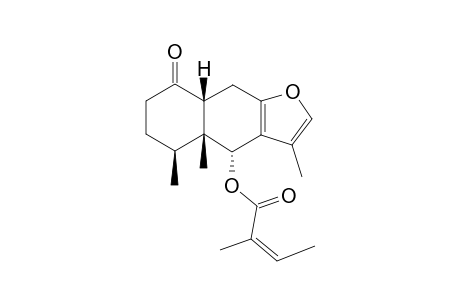 6.alpha.-Angeloyloxy-10.beta.H-furanoeremophil-1-one