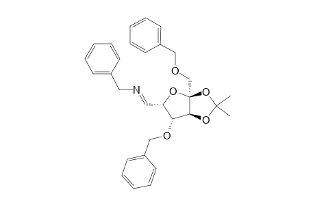 3,6-DI-O-BENZYL-4,5-O-ISOPROPYLIDENE-D-XYLO-ALDEHYDO-HEXOS-5-ULO-2,5-FURANOSIDE-N-BENZYLIMINE