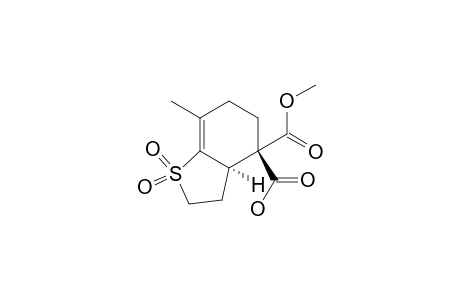 4-METHOXYCARBONYL-7-METHYL-2,3,3A,4,5,6-HEXAHYDRO-1-BENZOTHIOPHENE-4-CARBOXYLIC_ACID_1,1-DIOXIDE