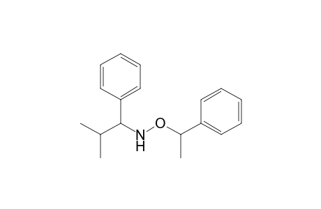 2-Methyl-1-phenyl-N-(1-phenylethoxy)propylamine