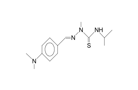 1-(4-Dimethylamino-benzylidenylamino)-1-methyl-3-isopropyl-thiourea