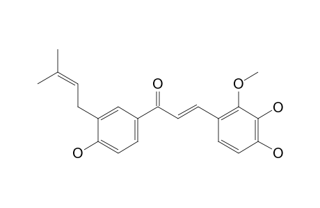 LICOCHALCONE_D;2-METHOXY-3'-PRENYL-3,4,4'-TRIHYDROXYCHALCONE
