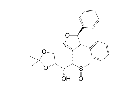(1R,2S)-1-[(4R)-2,2-dimethyl-1,3-dioxolan-4-yl]-2-[(4R,5R)-4,5-diphenyl-2-isoxazolin-3-yl]-2-methylsulfinyl-ethanol