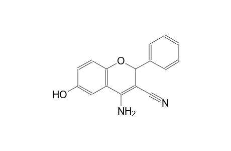 2H-1-benzopyran-3-carbonitrile, 4-amino-6-hydroxy-2-phenyl-