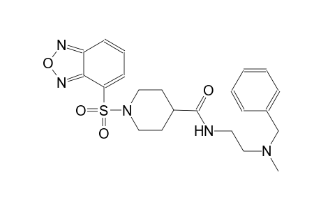 1-(2,1,3-benzoxadiazol-4-ylsulfonyl)-N-{2-[benzyl(methyl)amino]ethyl}-4-piperidinecarboxamide