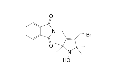 3-Bromomethyl-2,5-dihydro-2,2,5,5-tetramethyl-4-phthalimidomethyl-1H-pyrrol-1-yloxyl radical