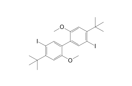 4,4'-Di-tert-butyl-5,5'-diiodo-2,2'-dimethoxybiphenyl