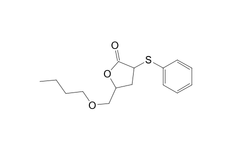 2(3H)-Furanone, 5-(butoxymethyl)dihydro-3-(phenylthio)-