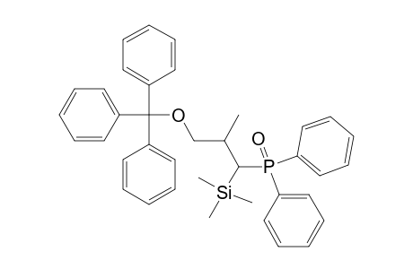 (2R*,3S*)-3-DIPHENYLPHOSPHINOYL-2-METHYL-3-TRIMETHYLSILYL-1-TRIPHENYLMETHOXYPROPANE