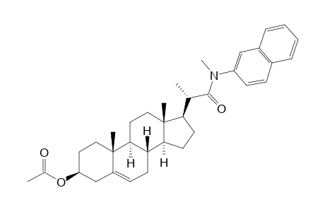 3-BETA-ACETOXY-N-METHYL-N-(2'-NAPHTHYL)-23,24-DINORCHOL-5-EN-22-AMIDE