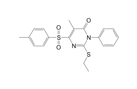 2-Ethylthio-5-methyl-3-phenyl-6-tosyl-4(3H)-pyrimidinon