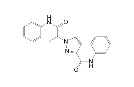 1H-pyrazole-1-acetamide, alpha-methyl-N-phenyl-3-[(phenylamino)carbonyl]-