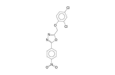 2-(2,4-Dichlorophenoxymethyl)-5-(4-nitrophenyl)-1,3,4-oxadiazole