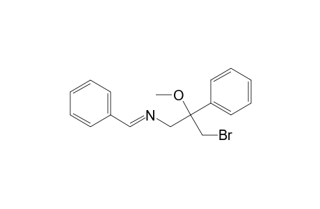 N-(Benzylidene)-3-bromo-2-methoxy-2-phenylpropylamine