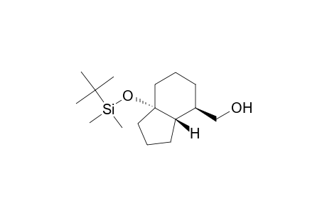 (1R*,5R*/S*,6S*)-1-(tert-Butyldimethylsiloxy)-5-(hydroxymethyl)bicyclo[4.3.0]nonane