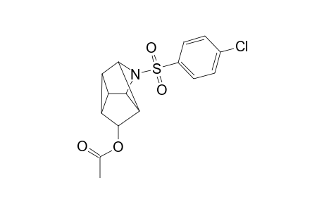 7-Acetoxy-4-(4'-chlorophenylsulphonyl)-4-azatetracyclo[3.3.0.0(2,8).0(3,6)]octane