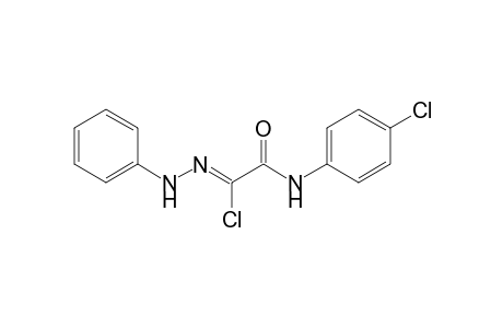N-Phenyl-2-[(4-chlorophenyl)amino]-2-oxoethanehydrazonoyl Chloride