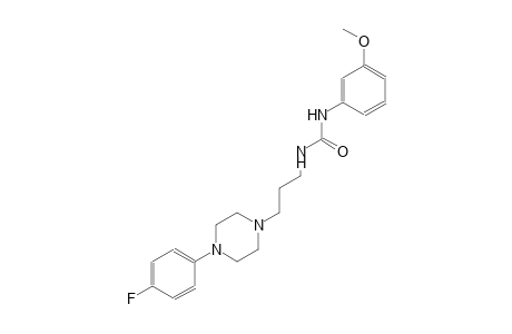 urea, N-[3-[4-(4-fluorophenyl)-1-piperazinyl]propyl]-N'-(3-methoxyphenyl)-