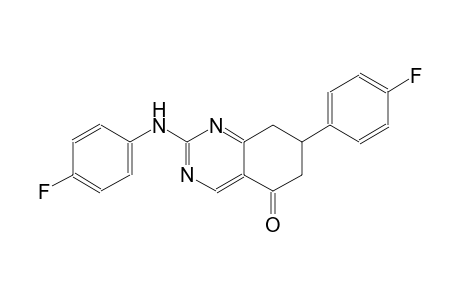 2-(4-fluoroanilino)-7-(4-fluorophenyl)-7,8-dihydro-5(6H)-quinazolinone