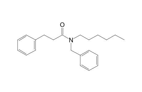 Propionamide, 3-phenyl-N-benzyl-N-hexyl-