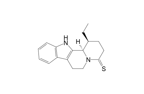 Indolo[2,3-a]quinolizine-4(1H)-thione, 1-ethyl-2,3,6,7,12,12b-hexahydro-, trans-(.+-.)-