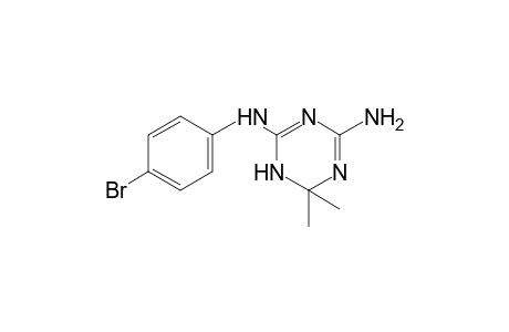 4-amino-6-(p-bromoanilino)-1,2-dihydro-2,2-dimethyl-s-triazine