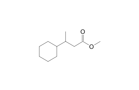 3-cyclohexylbutanoic acid methyl ester