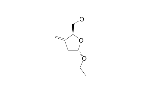 ETHYL-2,3-DIDEOXY-3-C-METHYLENE-D-GLYCERO-PENTOFURANOSIDE;ALPHA-ANOMER