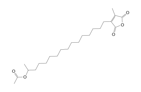 16-(4-methyl-2,5-dioxofuran-3-yl)hexadecan-2-yl acetate