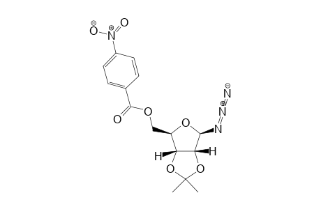[(3aR,4R,6R,6aR)-4-azido-2,2-dimethyl-3a,4,6,6a-tetrahydrofuro[3,4-d][1,3]dioxol-6-yl]methyl 4-nitrobenzoate