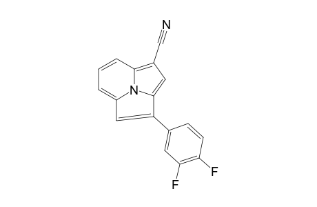 3-(3',4'-Difluorobenzoylpyrrolo[2,1,5-cd]indolizine-1-carbonitrile