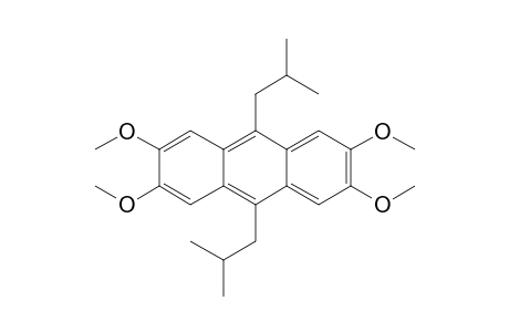 2,3,6,7-Tetramethoxy-9,10-bis(isobutyl)anthracene