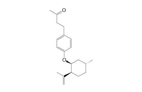 4-(4-(((1S,2S,5R)-5-methyl-2-(prop-1-en-2-yl)cyclohexyl)oxy)phenyl)butan-2-one