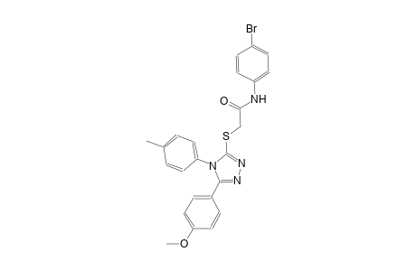N-(4-bromophenyl)-2-{[5-(4-methoxyphenyl)-4-(4-methylphenyl)-4H-1,2,4-triazol-3-yl]sulfanyl}acetamide
